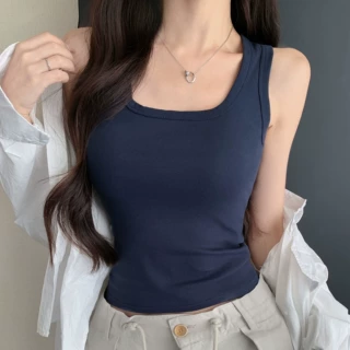K3732u领吊带背心女夏季透气内搭修身显瘦美背百搭外穿棉打底上衣