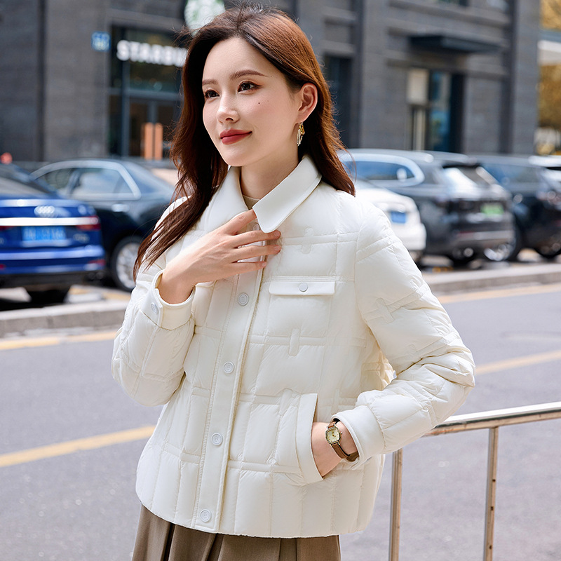 2025 New Winter down Jacket for Women, Short Style, Fashionable, Casual, Versatile, Light down Jacket