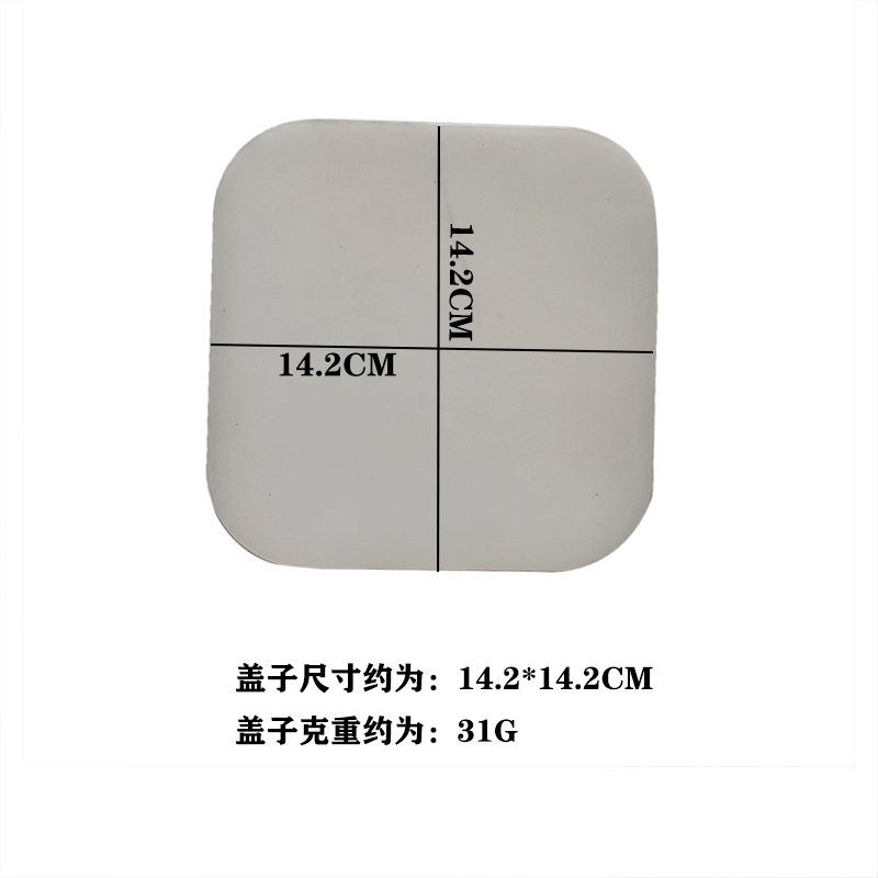 En stock 4 rejilla 8 rejilla bandeja de hielo molde de silicona con tapa hogar cuadrado hecho en casa herramienta de molienda de hielo whisky molde de cubo de hielo