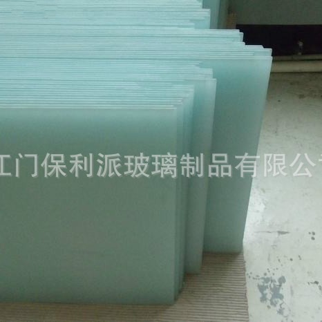 厂家供应大量批发蒙砂玻璃 蒙砂灯饰玻璃 浴室隔断蒙砂玻璃