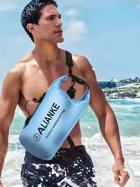 Cross-Border Outdoor Sports Waterproof Bag, Foldable Rafting Mountaineering Beach Backpack, Water Bag, River Swimming Wholesale