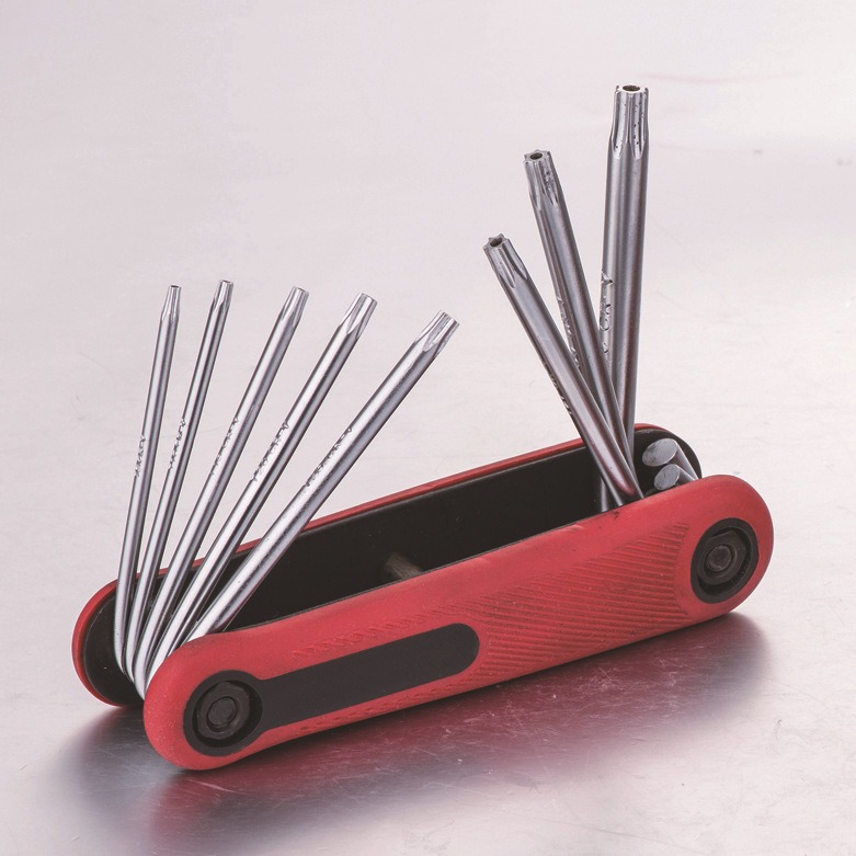 8件套内六角扳手 折叠扳手球头梅花平头扳手