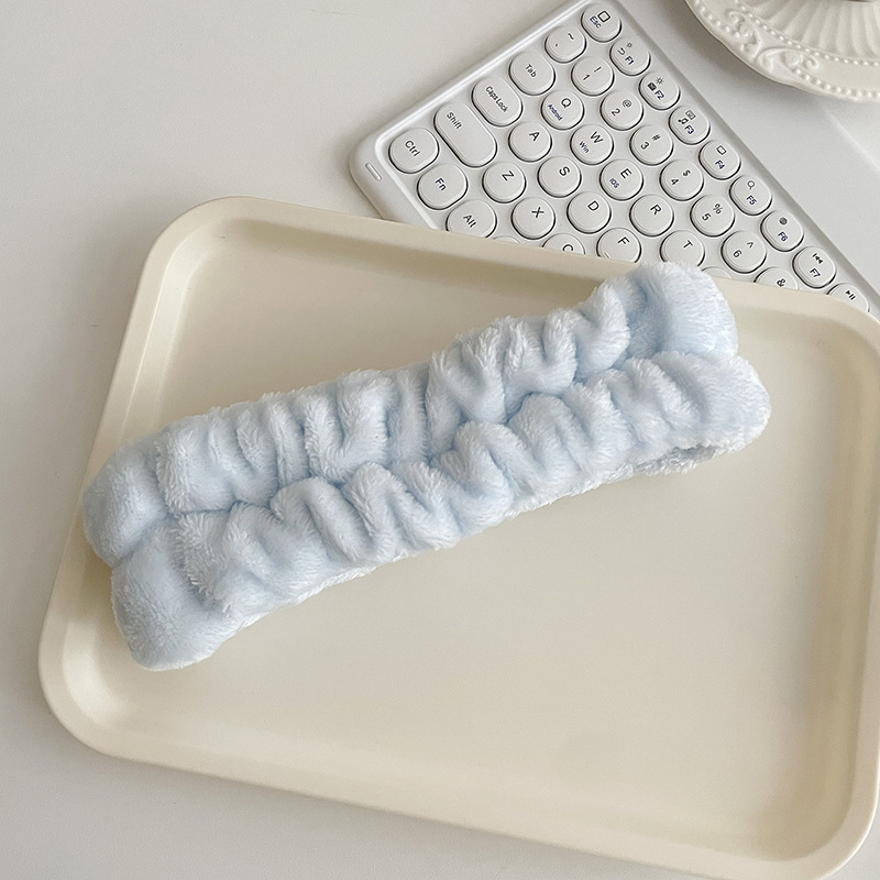 Diadema de felpa de dibujos animados 2025, antideslizante, para maquillaje o spa, estilo lindo