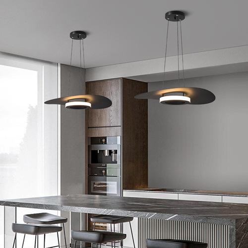 Restaurant Chandelier  New Modern Simple Creative Minimalist Dining Room Table Bar Home LED Restaurant Lamps