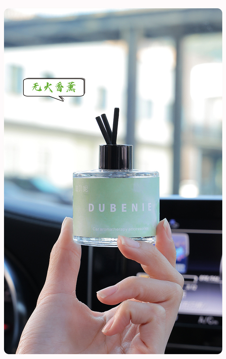 Small Milk Dog Car Aromatherapy Center Console Ornaments Diffuser Stone Cute and Lively Bichon Car Small Fresh Home Accessories