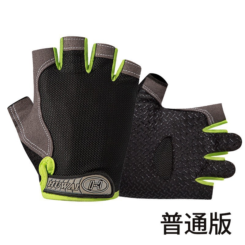 Protección solar medio dedo guantes hielo seda manicura hombres y mujeres delgada primavera y verano transpirable al aire libre equitación guantes de fuga de dedo