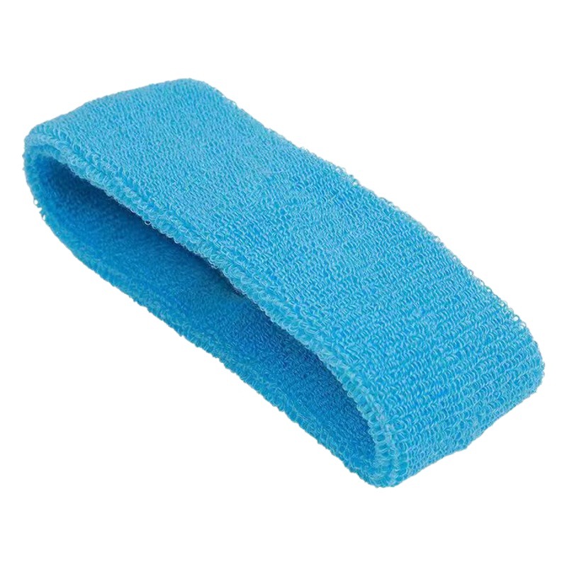Factory in stock outdoor quick-drying breathable sweat-absorbent sports headscarf cotton wrist band headband hair band set basketball headband