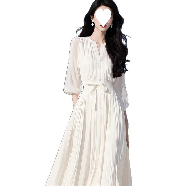 summer elegant shiffon long skirt