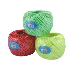 彩色新料打包绳捆绑带塑料绳子尼龙捆扎绳包装绳扎口草球绳