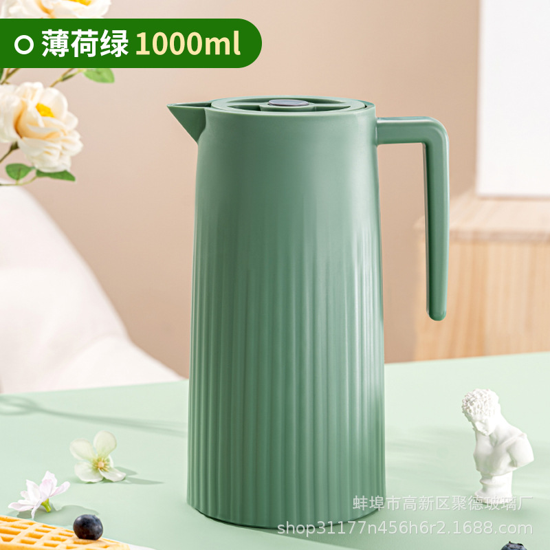 Hervidor de agua/tetera térmica con taza, estilo europeo, para bodas
