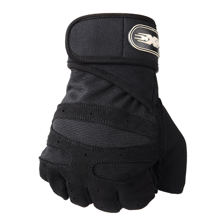 Guantes de fitness de medio dedo nueva primavera y verano para hombres y mujeres con mancuernas conducción transpirable al aire libre a prueba de sol deportes guantes de equitación