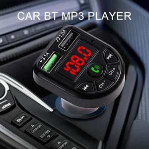 E5 Avtomobil Bluetooth MP3 Pleyer Şarj Cihazı U Disk TF Kart FM Transmitter