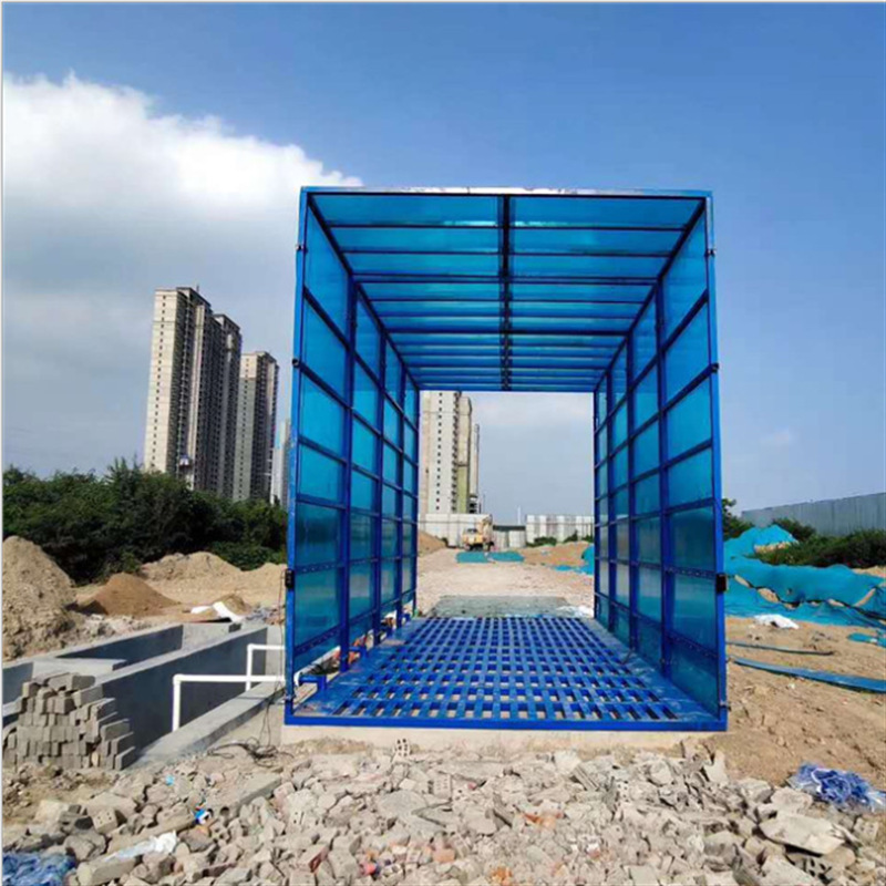 厂家全自动工地洗车机渣土运输车辆轮胎洗轮机大型车辆冲洗平台