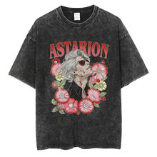 2024 New Astarion Baldurs Gate 3 Vintage Washed T Shirts Men