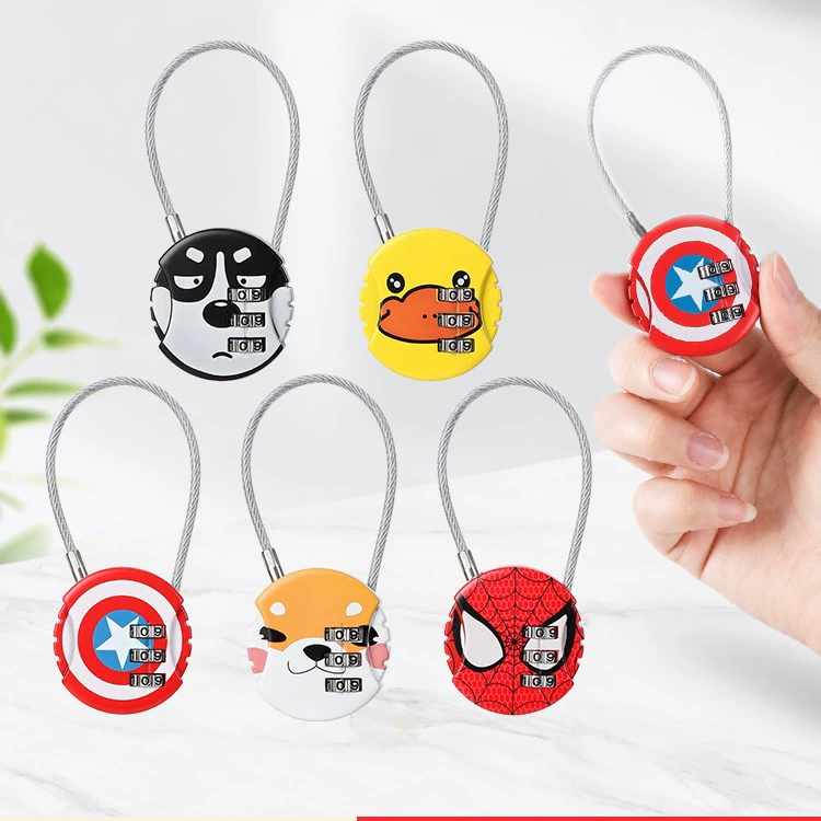 Провод кодовый замок маленький замок Противоугонный высокоскоростной рельс багаж тренажерный зал шкаф ящик шлем анти-потерянный замок веревки