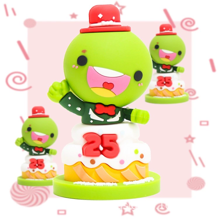 Мультяшная минифигурка ПВХ 3D кукла, мягкая резиновая фигурка мультяшного персонажа, изготовленная на заказ