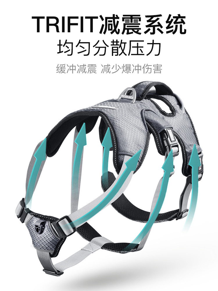TUFFHOUND狗狗胸背帶背心式牽引繩中大型犬狗鏈遛狗繩寵物用品