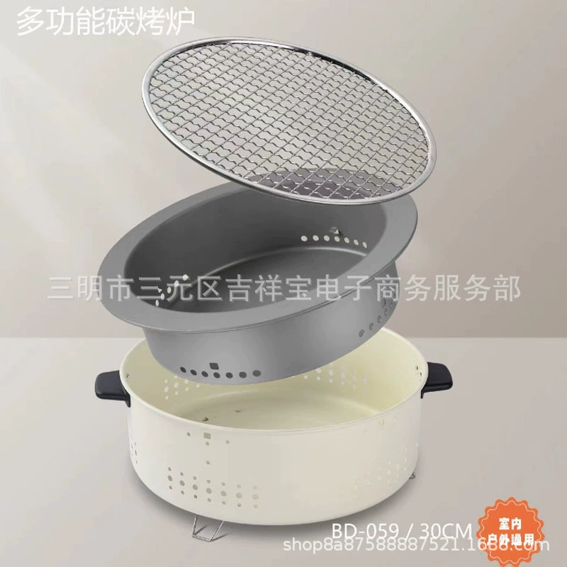 Открытый жаровня вокруг печи для приготовления чая Домашний внутренний двор печь печь угольная печь Корейский гриль для барбекю Угольная печь