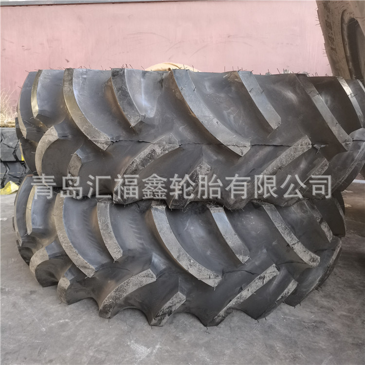 供应农用拖拉机轮胎14.9-24 R-1人字花配内胎