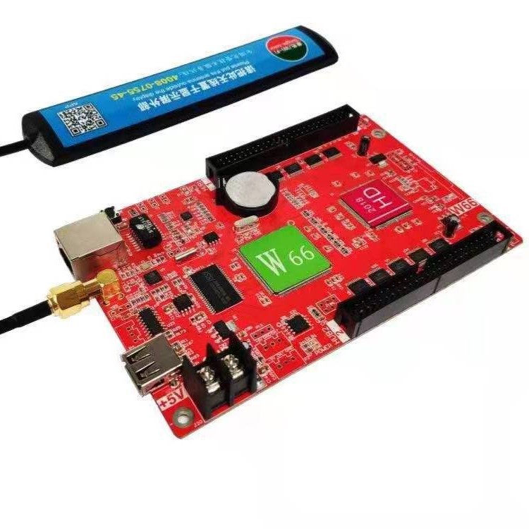 Pantalla LED Tarjeta de control LED Tarjeta DE CONTROL DE DISCO U Tarjeta de control a todo color HD-W6BW60W62W63W64W66