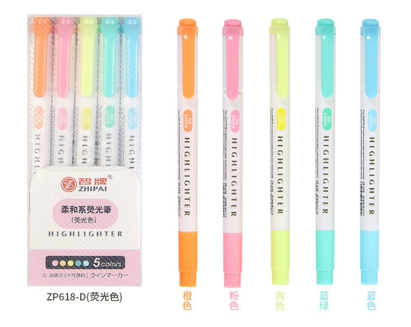Fluorescent color (5 pieces)