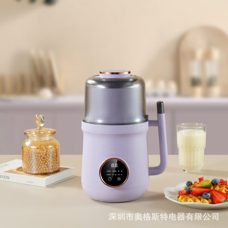 Nut Milk Blender智能加热家用豆浆机隔音触屏研磨多功能坚果奶机