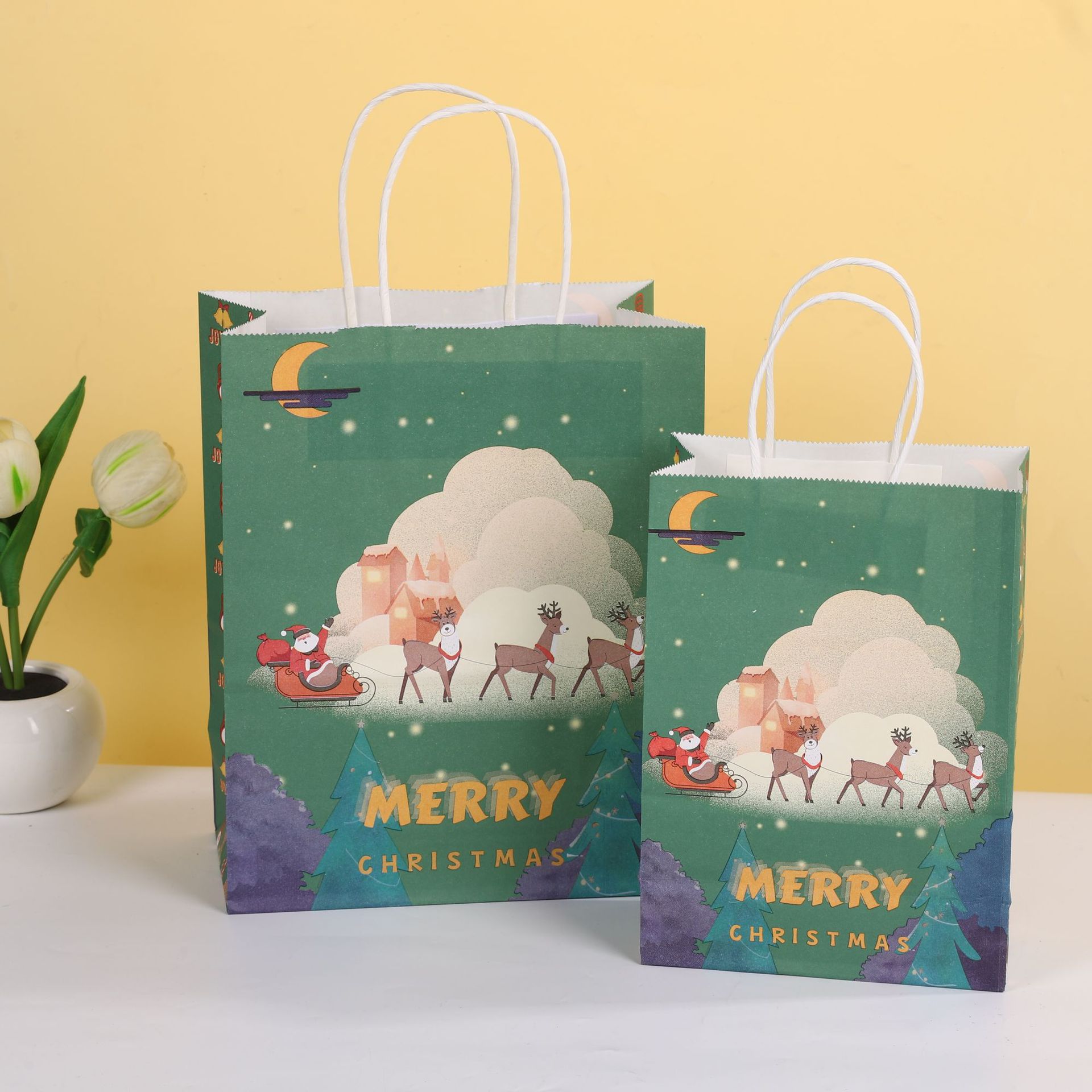 2; 흰색 소 가죽; 16*22*8cm