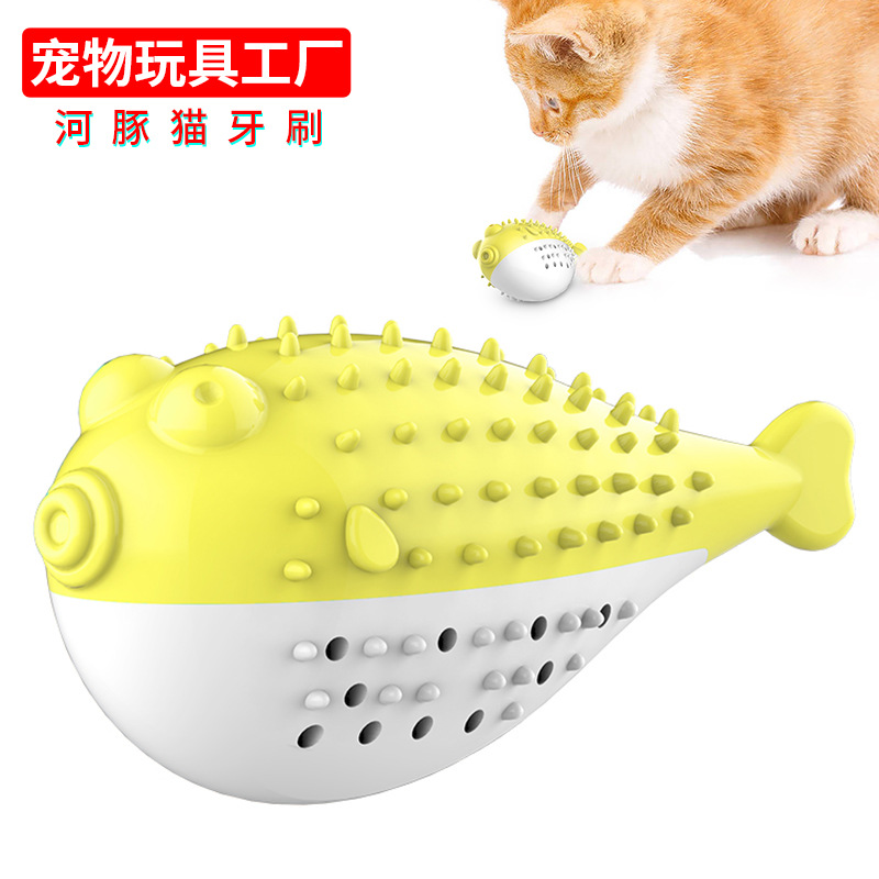 宠物用品工厂家批发公司新爆款亚马逊TIKTOK猫薄荷牙刷逗猫咪玩具