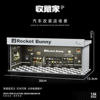 1:64微缩场景摆件涂鸦带灯小比例汽车城市街道造景微观拍摄道具