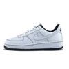 Air Force No. 1 white black stitching