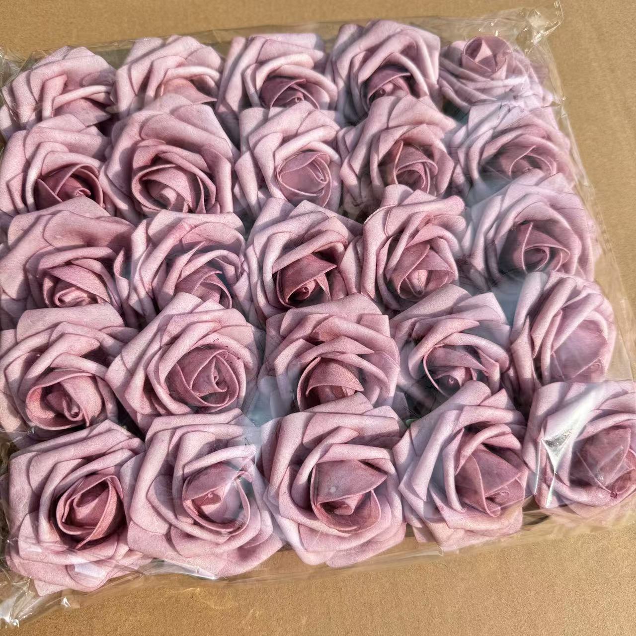 25 ladrillos de color rojo (teñido)