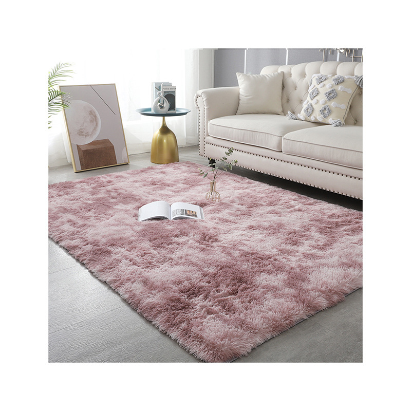 Larga de lana engrosada sala de estar dormitorio cocina baño absorbente de lana de seda empate teñido alfombra de piso estera de la puerta