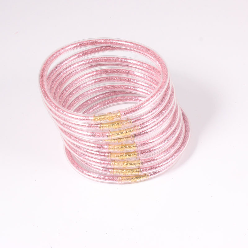 jelly bangle, 9 pc sets bracelet