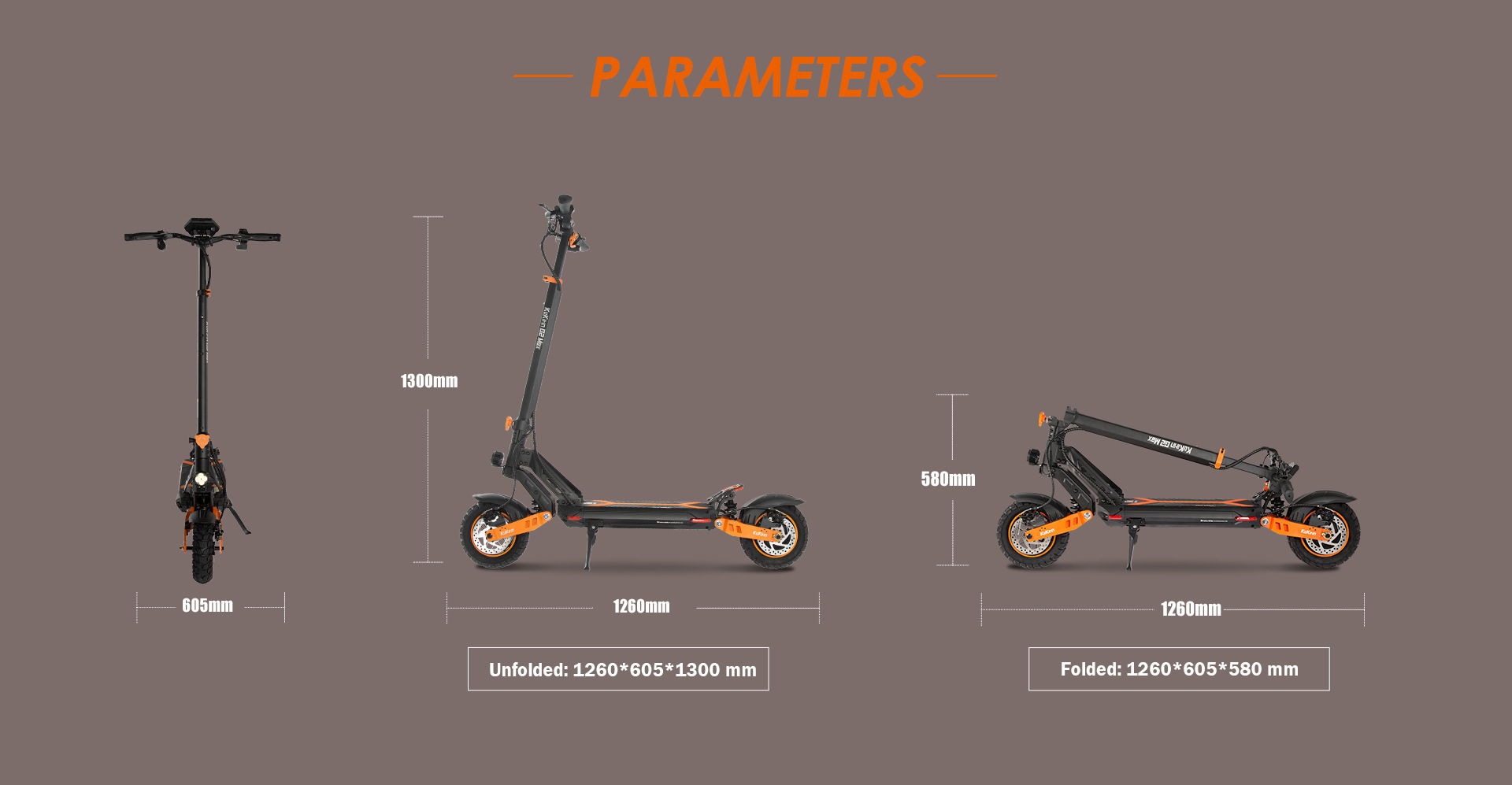 Kukirin Cool Kirin Electric Scooter G2Max Can Be Used for Sitting and Riding, Three-In-One 90% off Foldable Electric Mobility Scooter for Export