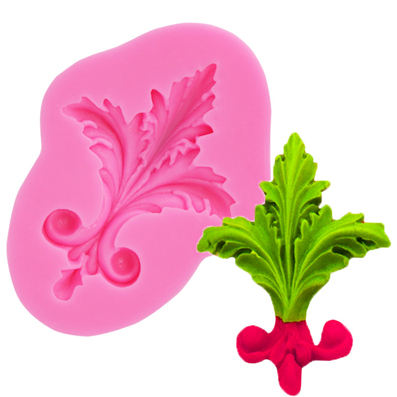 European -style relief pattern frame Flower rattan silicone mold…