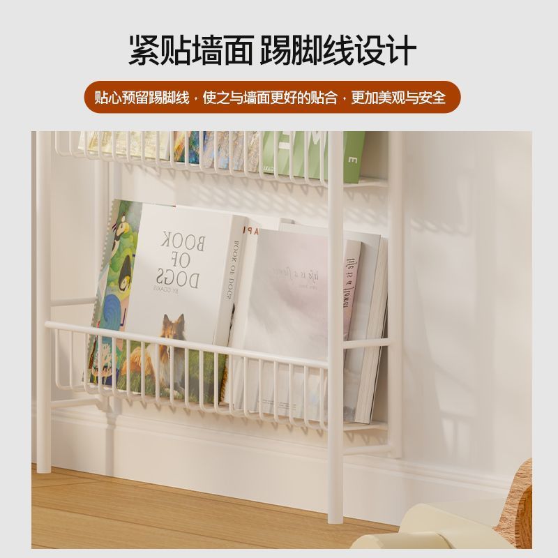 壁掛け棚本棚多層ドア後超薄型棚ドア後本棚本棚一体型壁掛け子供用本棚|undefined