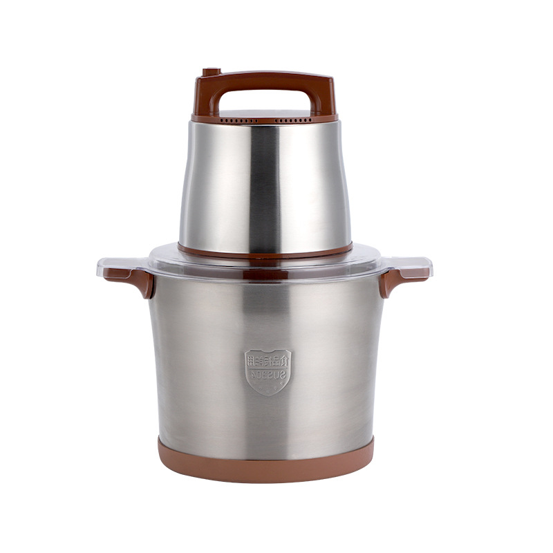 10L 가정용 고기 분쇄기 전기 고기 분쇄기 스테인레스 스틸 다기능 조리 기계 고기 치는 기계 주방 채우는 기계