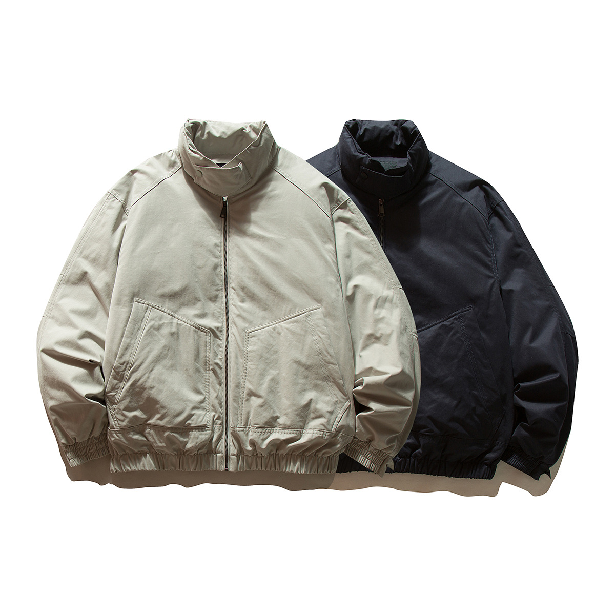 North Boundary Men's American Fashion Brand 2025 Winter New 90 White Duck down Jacket Stand Collar Warm Coat for Men and Women