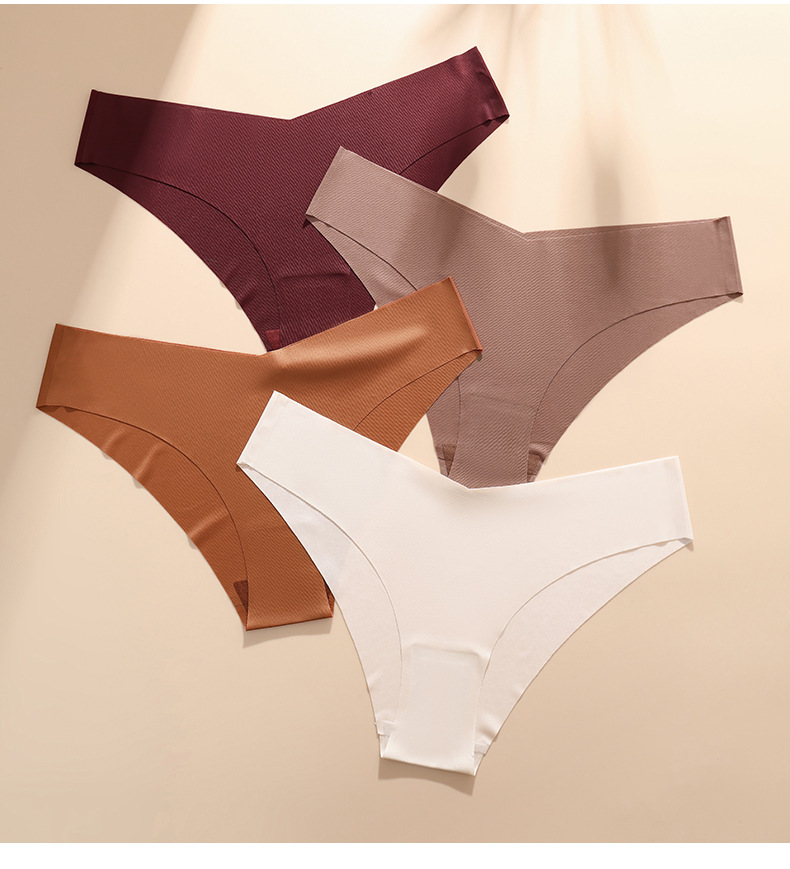 Women's Gender Simple Style Style Solid Color Simple Style Nylon Spandex Seamless Breathable Quick Dry All Seasons Low Waist Briefs Panties