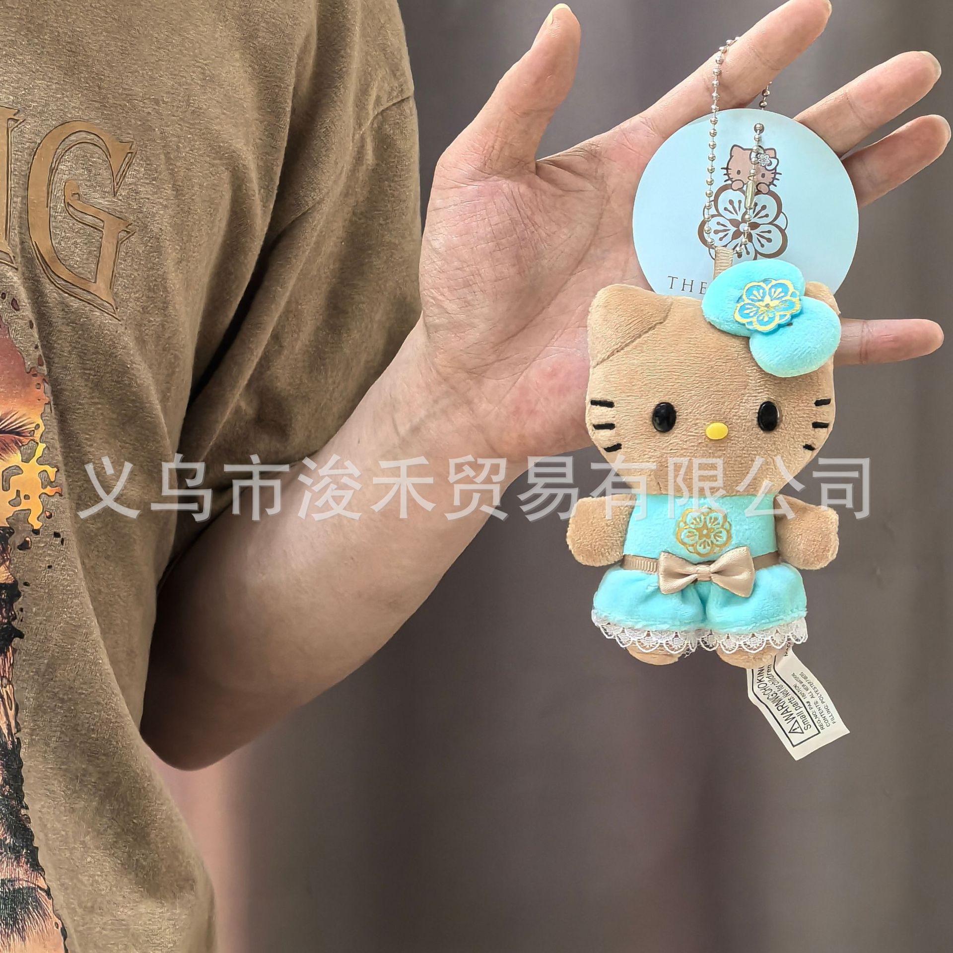 Amor hellokitty muñeca colgante llavero colgante bolsas de regalo bolsas de peluche lindo muñeca colgante lindo