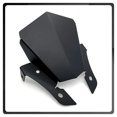 Suitable for Yamaha Yamaha Mt07 Mt-07 Fz07 13-17 Motorcycle Windshield Wind Deflector (Motorcycle front windshield) - black