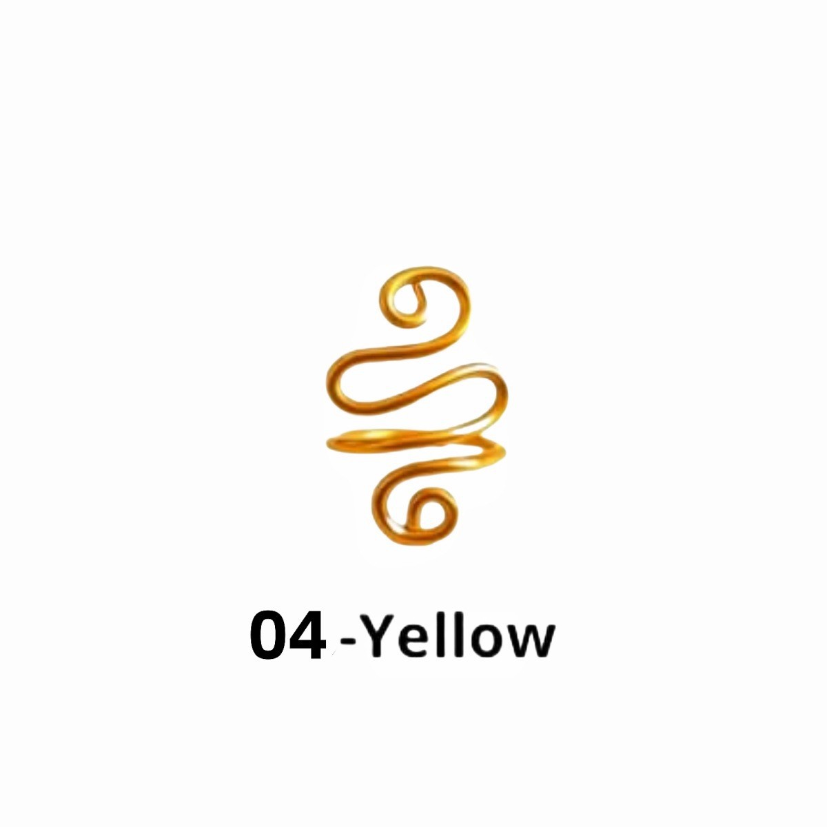 Amazon estilo caliente crochet para dedos venta caliente unisex anillo para dedos retorcido herramienta de tejido en forma de serpiente ganchillo hecho a mano