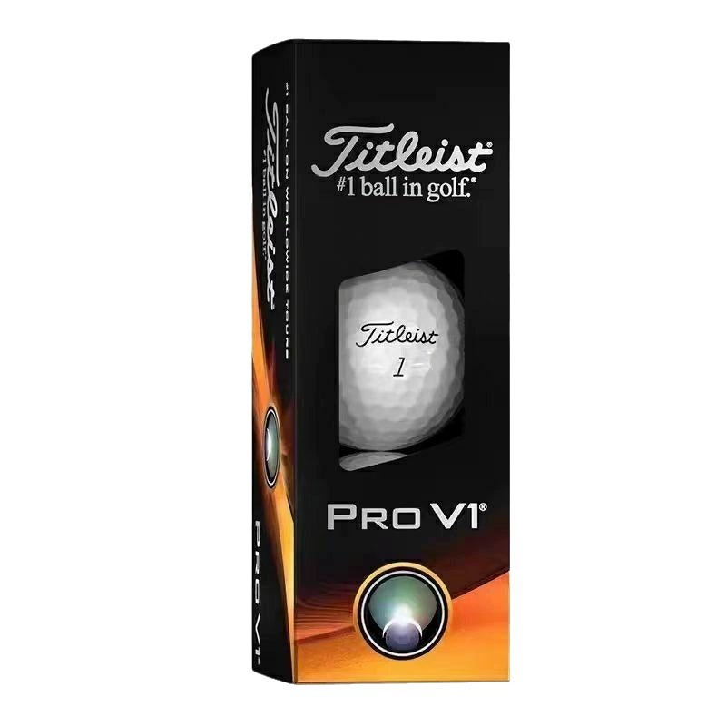 2025 новая golf PRO V1 двухслойный тренировочный мяч двойной слой для юных игроков средней школы, подходит для остановки и стабилизации