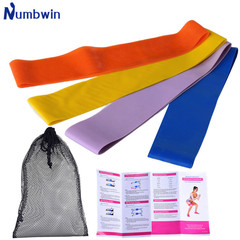 Latex 500 circles 6-piece yoga pull-up ring fitness resistance band squat loop elastic glute circle set