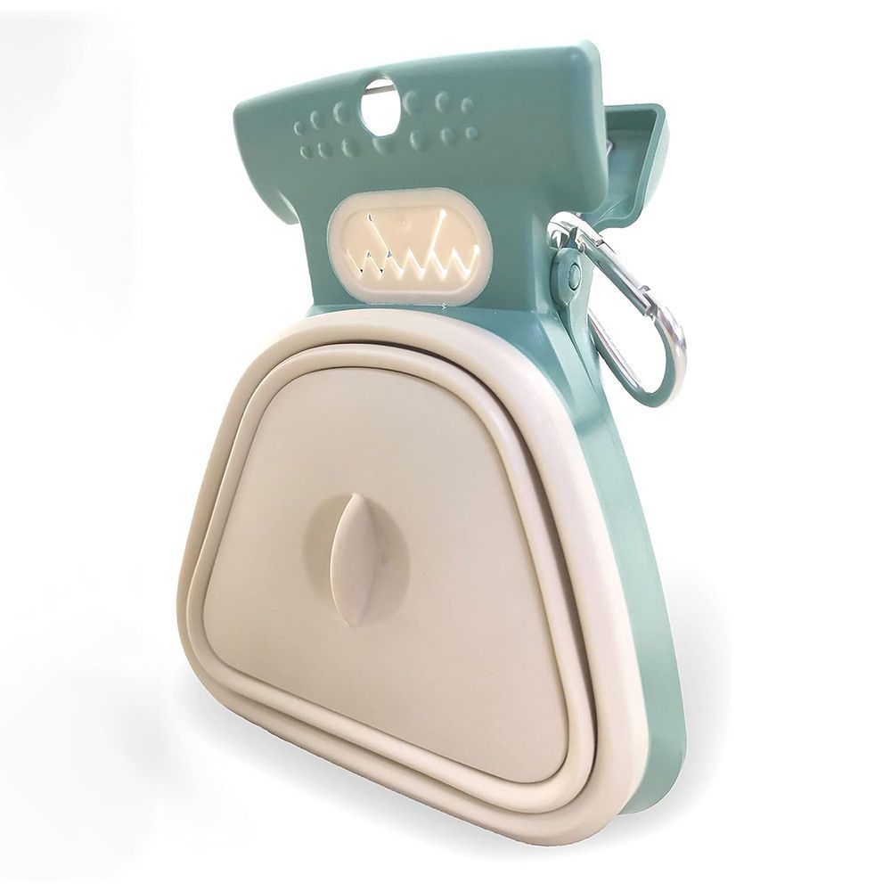 Clip de baño plegable portátil para caminar con perros al aire libre para caminar con perros para recoger heces