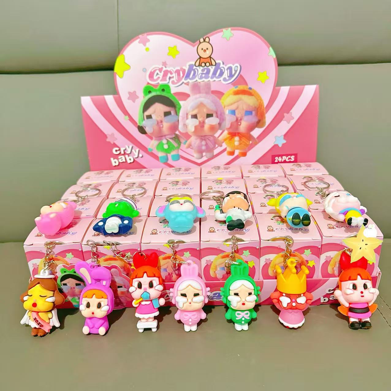 Liquidación especial: 24 figuras grandes de Nezha, 16 gramos, 5 cm, aptas para niños de tres años, llaveros, juguetes de caja sorpresa.