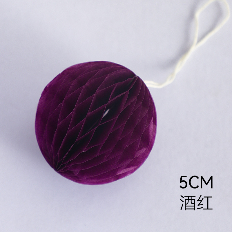 Linterna de panal de Año Nuevo decoración de barril pequeña linterna de color papel de panal dibujo de flores de fondo pared decoración