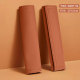 Solid color [leather 21cm] cognac color shoulder straps set