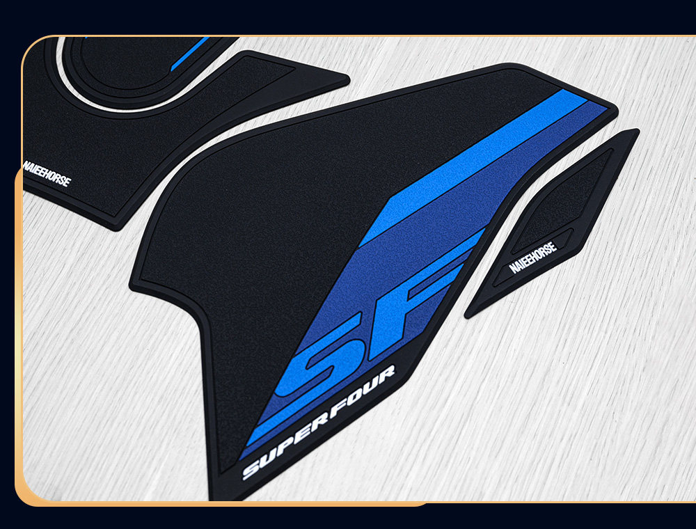 Suitable for 26 Models of Honda Cb500Sf Anti-Slip Rubber Fuel Tank Stickers, Thickened Armor Protection Stickers, Wear-Resistant Decals