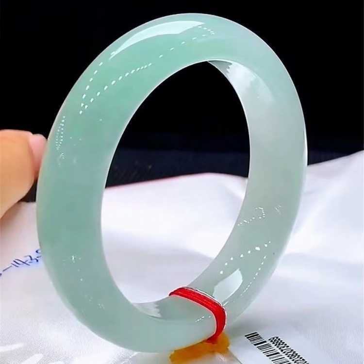 Vòng tay ngọc bích thiên nhiên cao cấp Laokeng băng chủng, đường kính trong 52–64 mm chi tiết 3